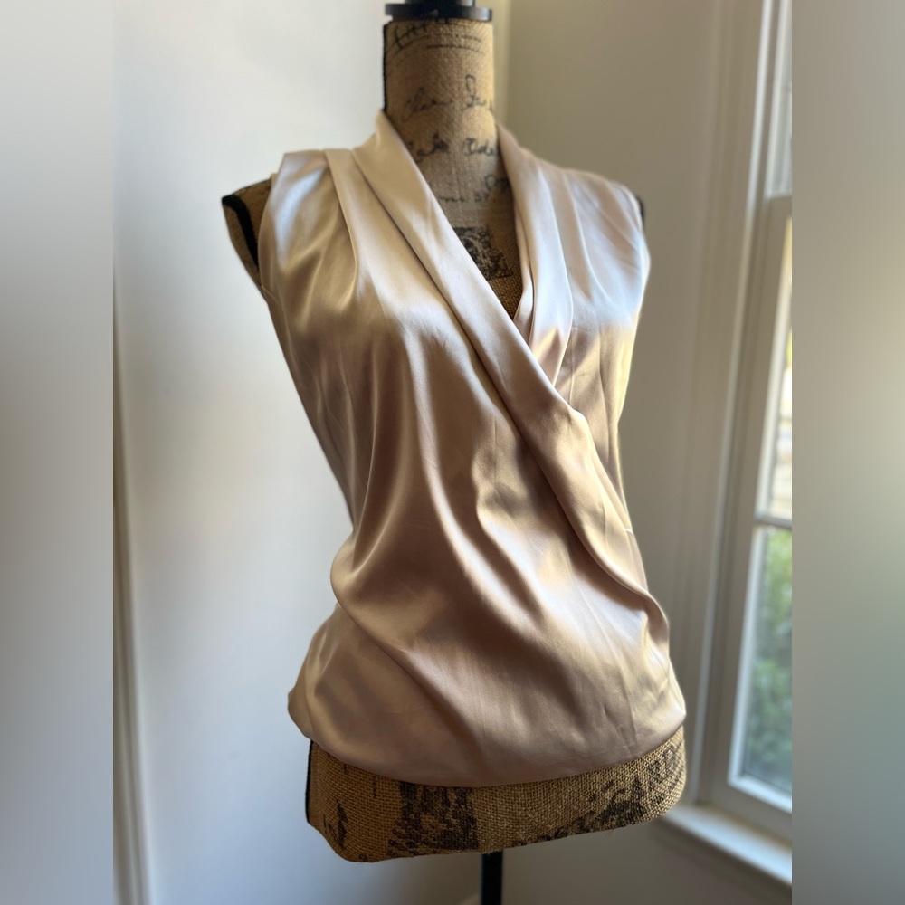 High quality Satin Wrap Blouse